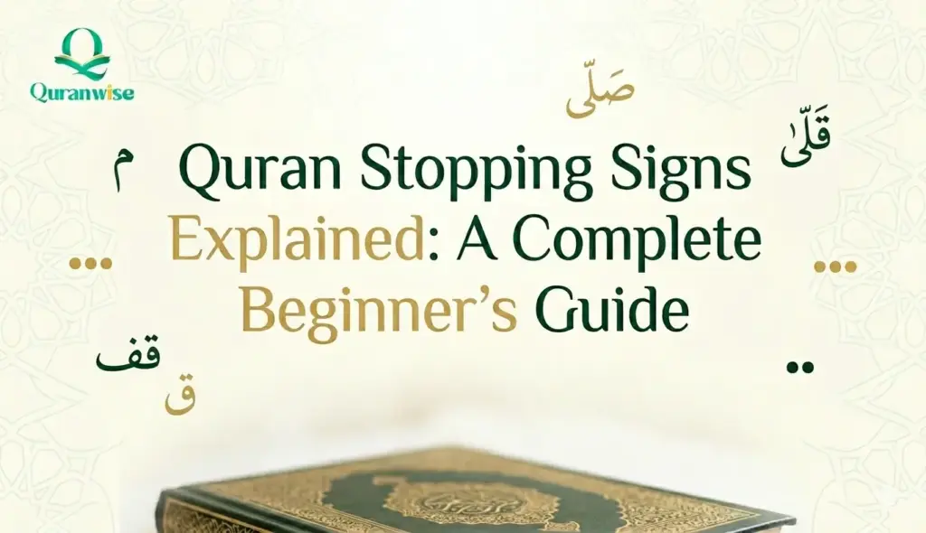 Quran Stopping Signs Explained: A Complete Beginner’s Guide